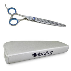 Tijera ibañez  peluquería canina Zurdos para esculpir Boheme 17,5cm