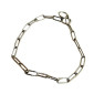 Collar Ahogo adiestramiento eslabón largo metálico 