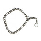 Collar perros metalico de ahogo con cadena de eslabón fino