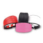 Collar piel natural para galgos ROJO TALLA 1