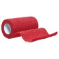 Venda elástica cohesiva roja 10 cm x 4,5 m pack 12 unidades veterinaria