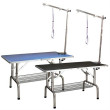 Mesa plegable para razas grandes en peluquería canina profesional