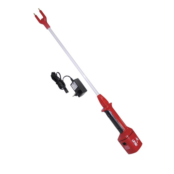 Empujador recargable animales 84 cm con batería y cargador arreador ganado