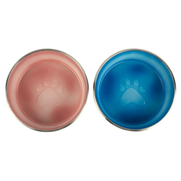 Comedero Bebedero "Aquarelle" COMEDERO AZUL 350 ML para perros al mejor precio | comprar bebedero resistente para perros 