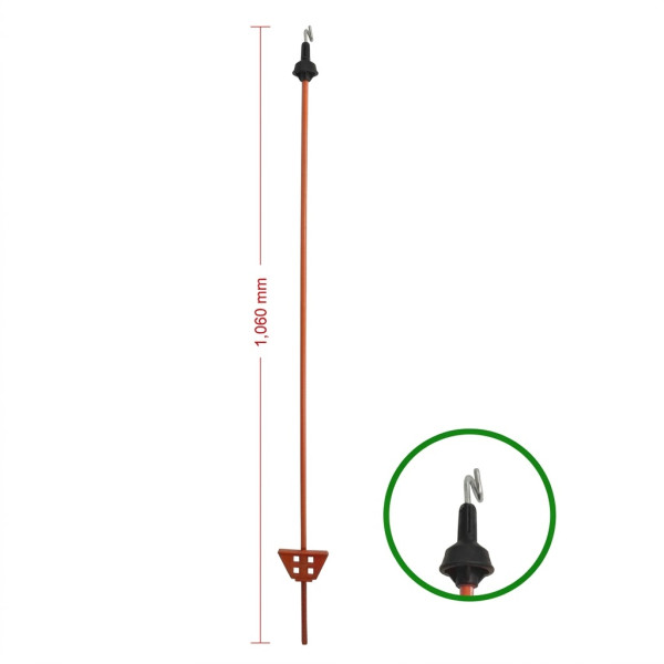 poste-metalico-oval-160cm-aislador-superior-cercado-electrico