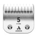 Andis Cabezal Universal Acero Nº5 | Pelo Denso 6,3 mm