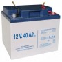 Batería Gel Recargable 12 V. 40 A/h para pastores eléctricos y cercas eléctricas 