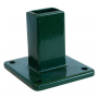 Base para Tubo Rectangular 40x60 mm para Estructuras Ganaderas