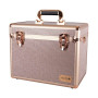 Maletín de peluquería Crystal rosa profesional