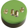 Cartucho verde para pistola de sacrificio. Potencia media ideal para cerdos y terneros. Caja de 50 unidades. Compra ahora en Mifauna.