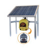 Electrificador Super-Impacto-Solar 25 W a batería exterior Pastor eléctrico cercado